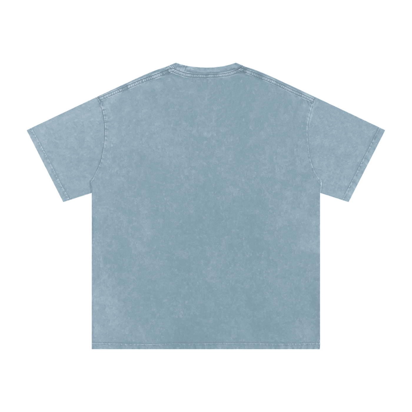 Snow Washed Oversized Board Graphic Cotton T-Shirt