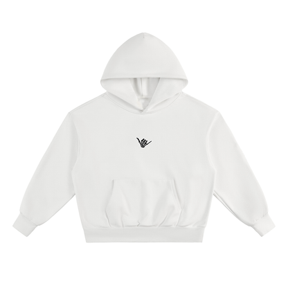 Heavyweight Tribal Surf Graphic Fleece Hoodie