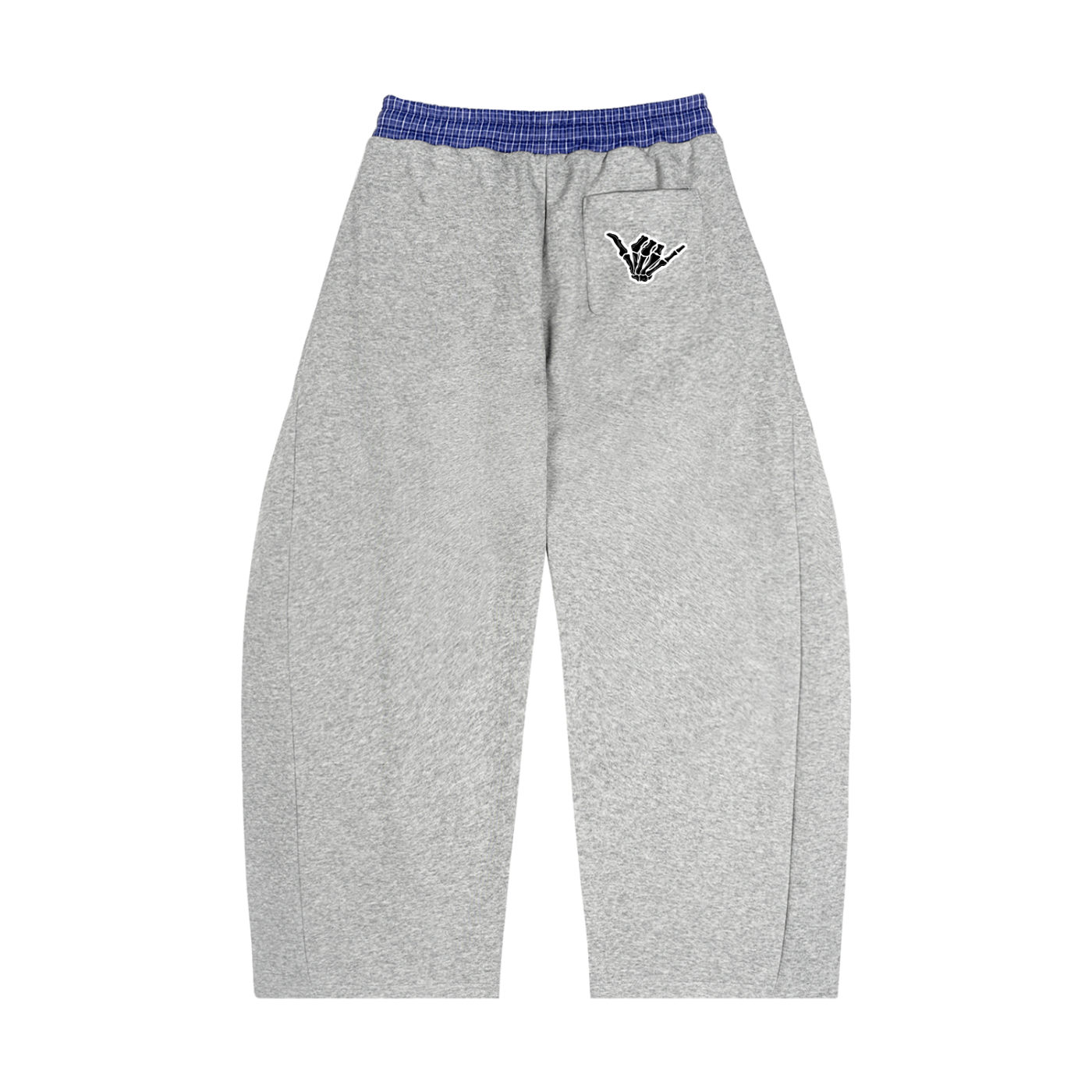 Classic Shaka Plaid Waistband Barrel Sweatpants
