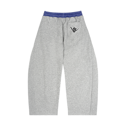 Classic Shaka Plaid Waistband Barrel Sweatpants