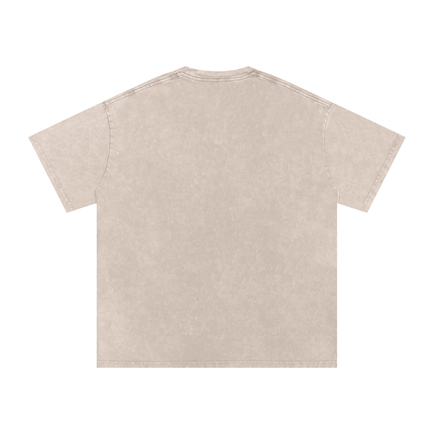 Snow Washed Oversized Board Graphic Cotton T-Shirt