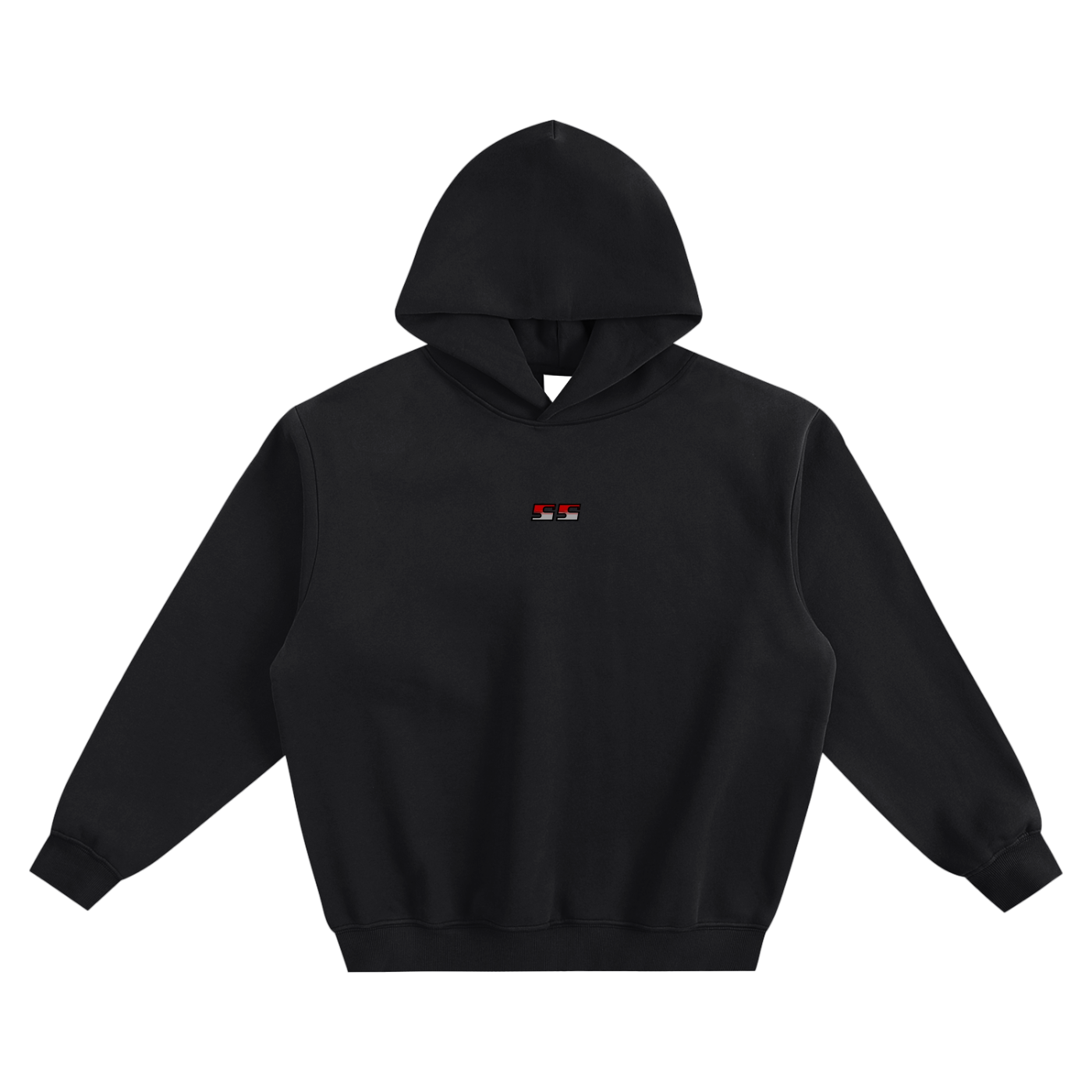 Fleeced Diamond Graphic Boxy Hoodie