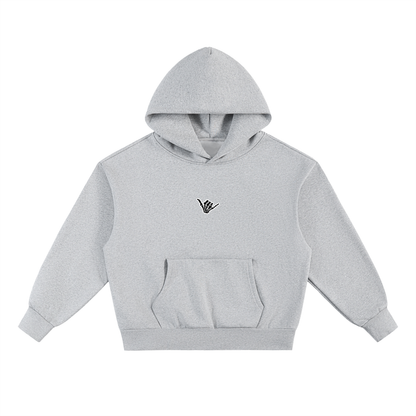 Heavyweight Tribal Surf Graphic Fleece Hoodie