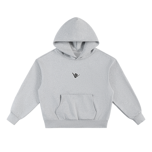 Heavyweight Tribal Surf Graphic Fleece Hoodie