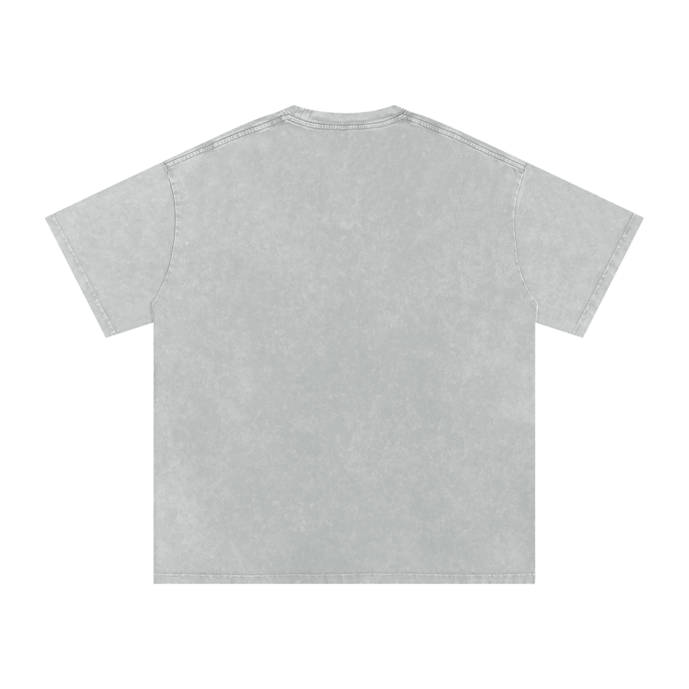 Snow Washed Oversized Board Graphic Cotton T-Shirt