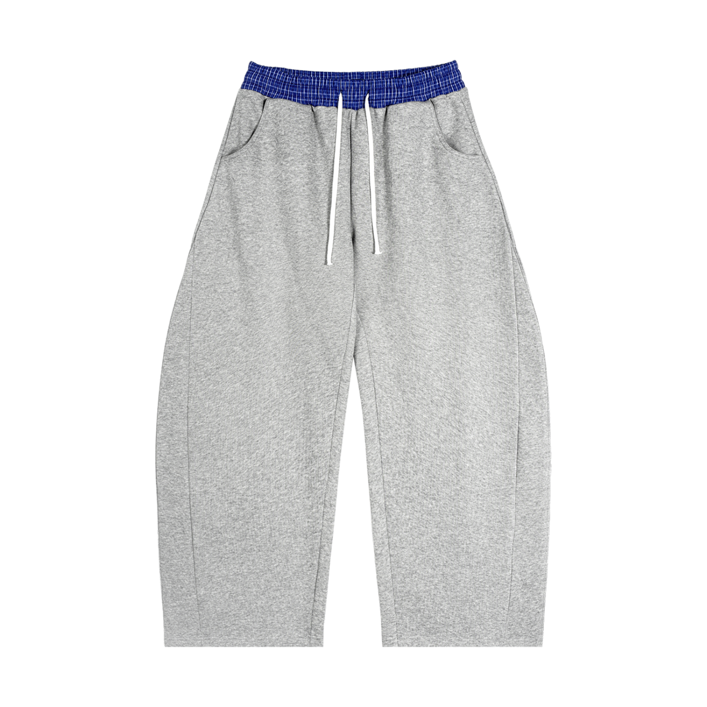 Classic Shaka Plaid Waistband Barrel Sweatpants