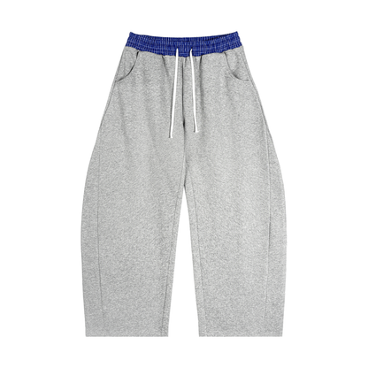 Classic Shaka Plaid Waistband Barrel Sweatpants
