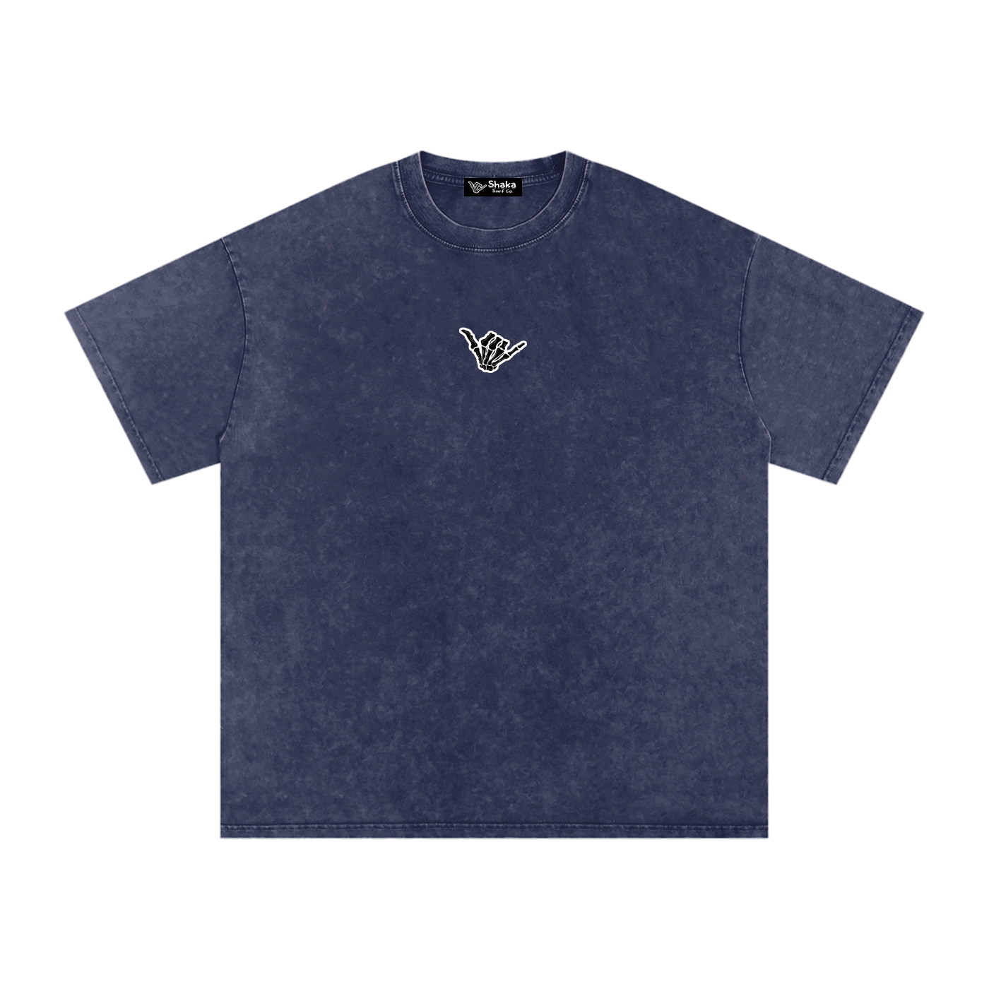 Snow Washed Fire Graphic Oversized Cotton T-Shirt