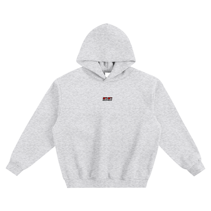 Fleeced Diamond Graphic Boxy Hoodie