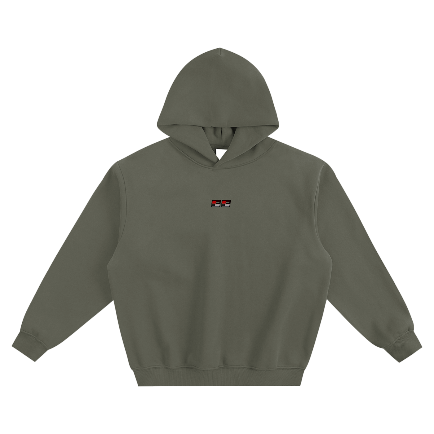 Fleeced Diamond Graphic Boxy Hoodie
