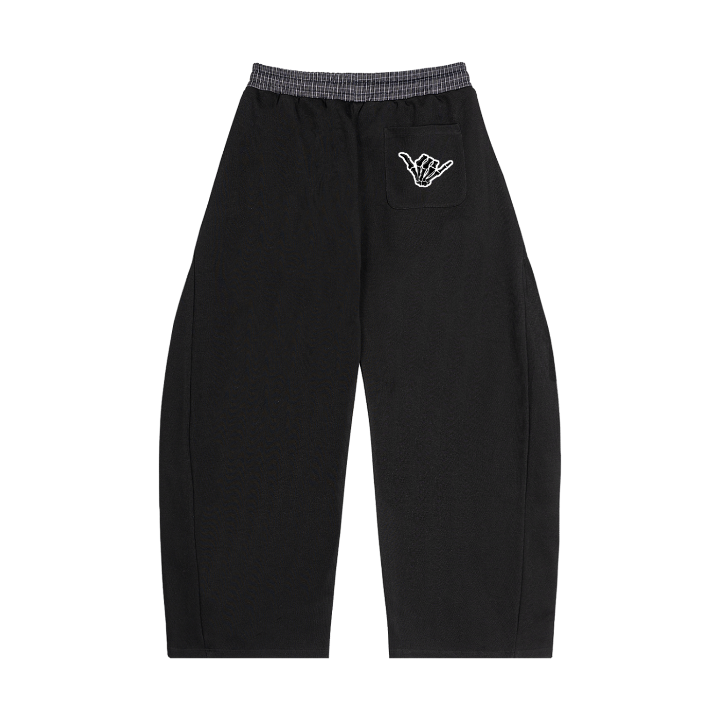 Classic Shaka Plaid Waistband Barrel Sweatpants