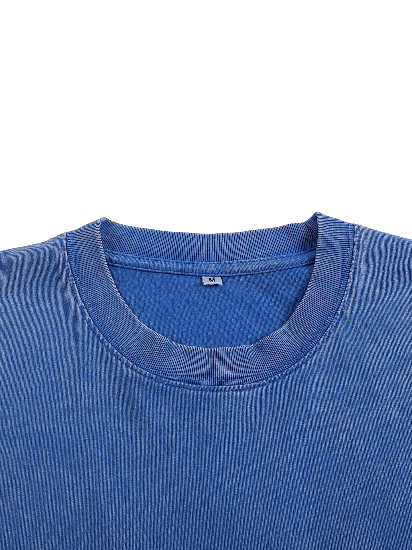 Snow Washed Oversized Board Graphic Cotton T-Shirt