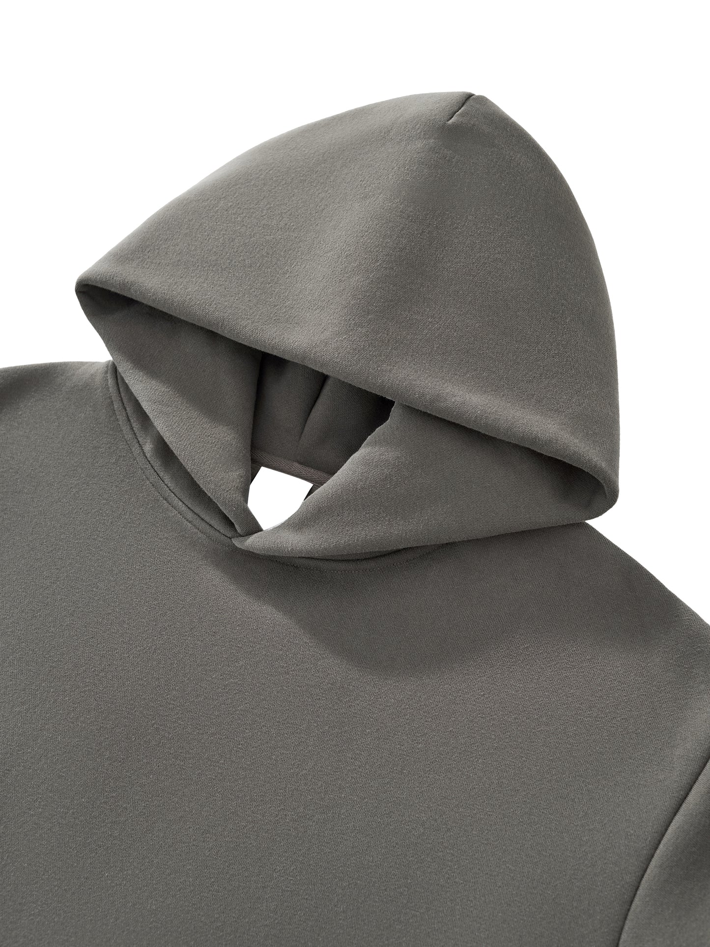 Fleeced Diamond Graphic Boxy Hoodie