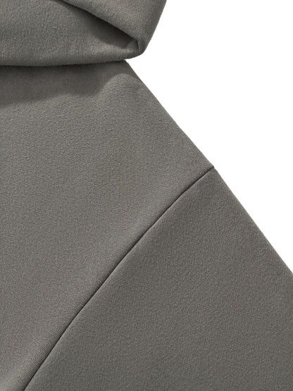 Fleeced Diamond Graphic Boxy Hoodie