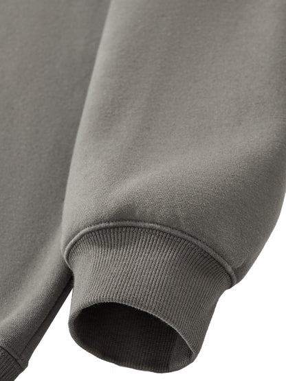 Fleeced Diamond Graphic Boxy Hoodie