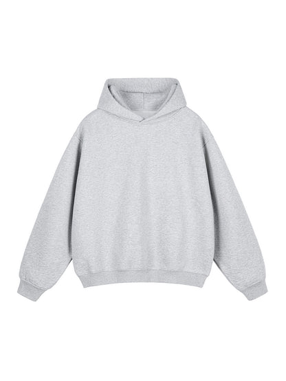 Fleeced Diamond Graphic Boxy Hoodie