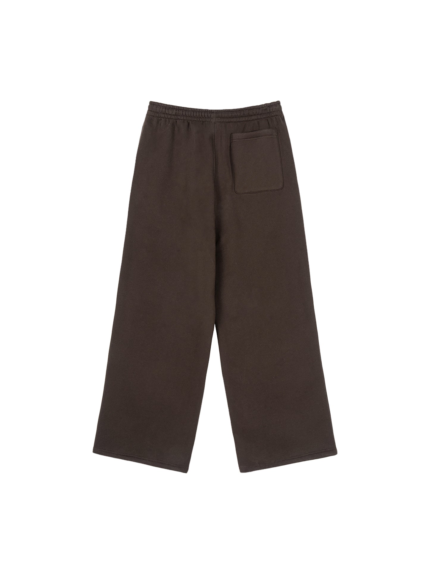 Fleece Fire Graphic Drawstring Straight-Leg Sweatpants