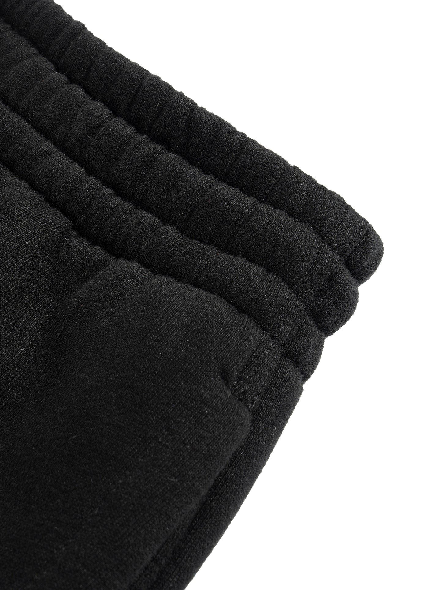 Fleece Fire Graphic Drawstring Straight-Leg Sweatpants