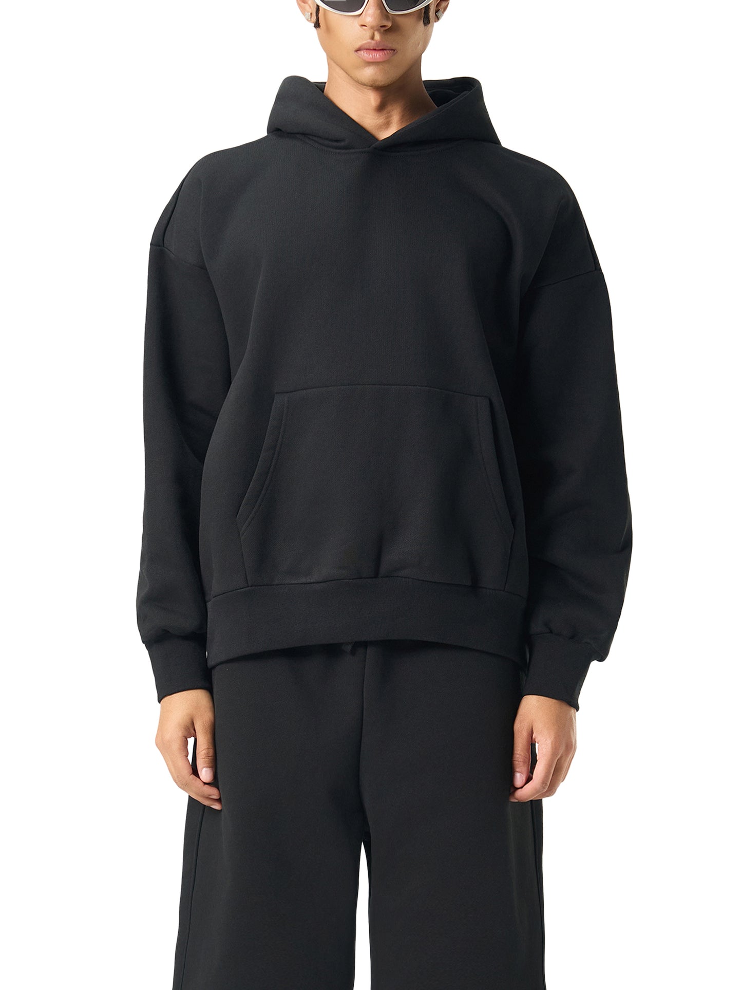 Heavyweight Tribal Surf Graphic Fleece Hoodie