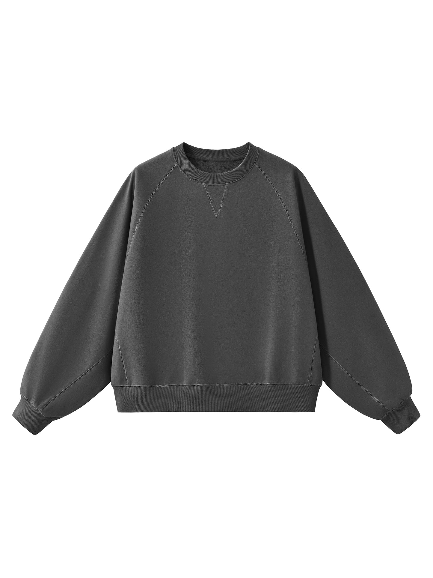 Heavyweight Fire Graphic Dolman Sleeve Boxy Sweatshirt