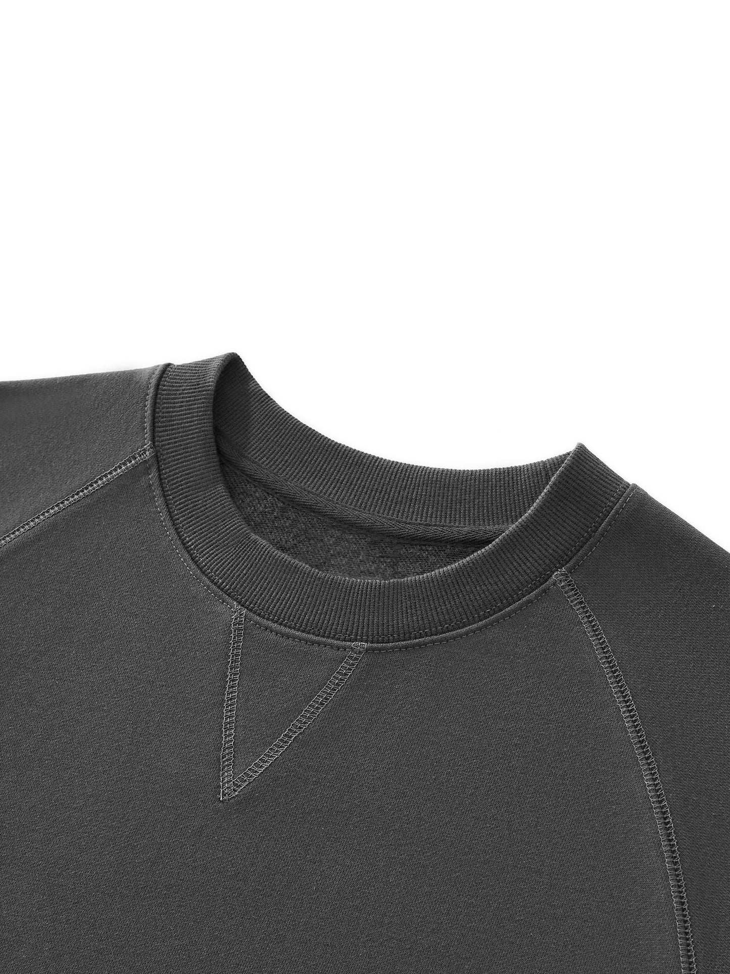 Heavyweight Fire Graphic Dolman Sleeve Boxy Sweatshirt