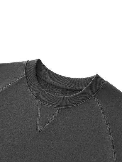 Heavyweight Fire Graphic Dolman Sleeve Boxy Sweatshirt