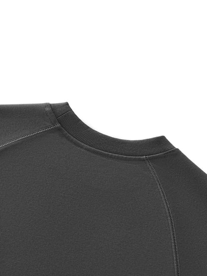Heavyweight Fire Graphic Dolman Sleeve Boxy Sweatshirt