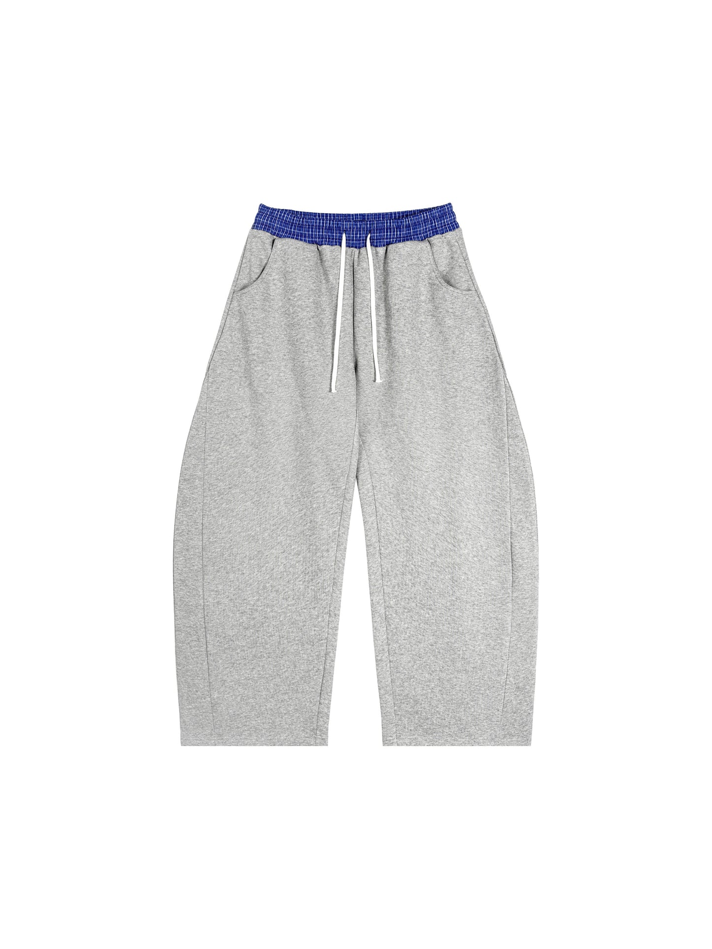 Classic Shaka Plaid Waistband Barrel Sweatpants